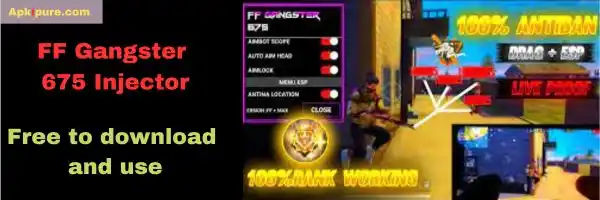 FF Gangster 675 Injector Apk download