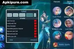 Cyrax MLBB APK no ban